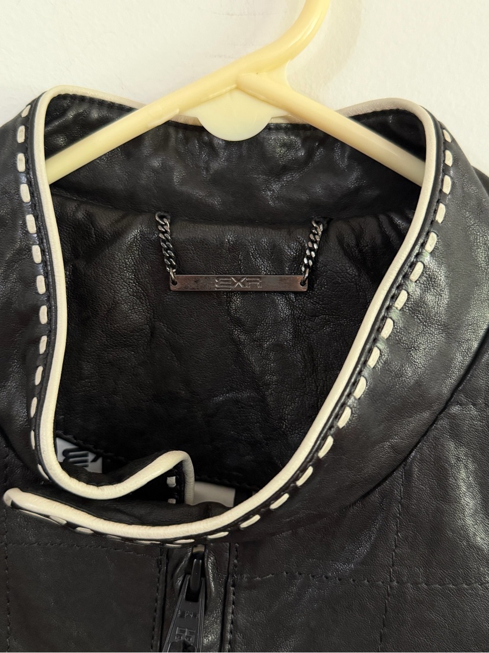 EXR Racing Motorcycle Leather Jacket Black Women’s XS Moto Embroidered - Picture 6 of 15